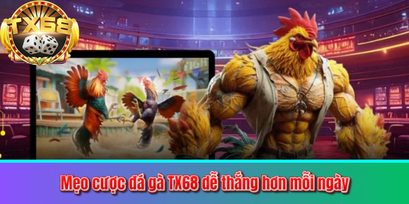 Mẹo cược đá gà TX68 dễ thắng hơn mỗi ngày